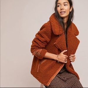 Anthropologie Marrakech Sherpa jacket